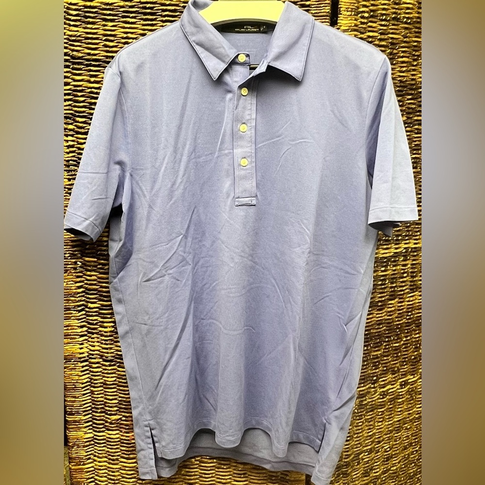 RLX Ralph Lauren- Light lavender purple Polo Shirt, Medium‎